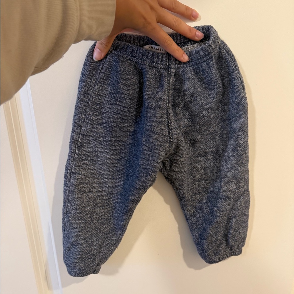 Caramel kids knit pants